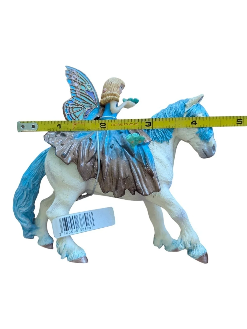 Blue Fairy Riding Horse Figurine